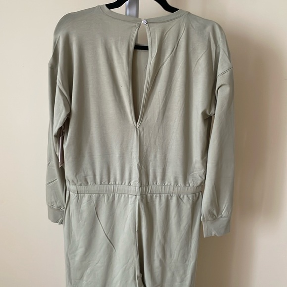NWT Lovelatte jumpsuit playsuit pajama pj in tea, size S - Picture 9 of 13